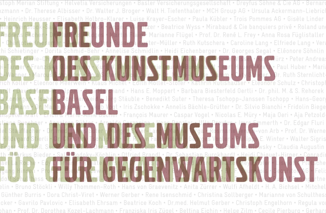 Freunde des Kunstmuseums Basel, Corporate Design
